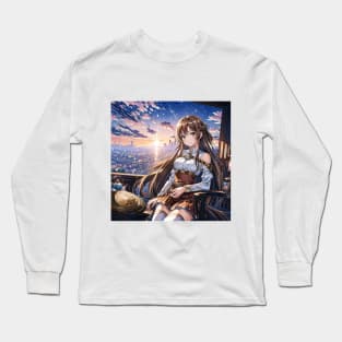 asuna sunset Long Sleeve T-Shirt